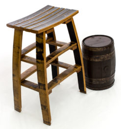 Stave Bar Stool The Oak Barrel Company Stave Bar Stool The Oak Barrel Company