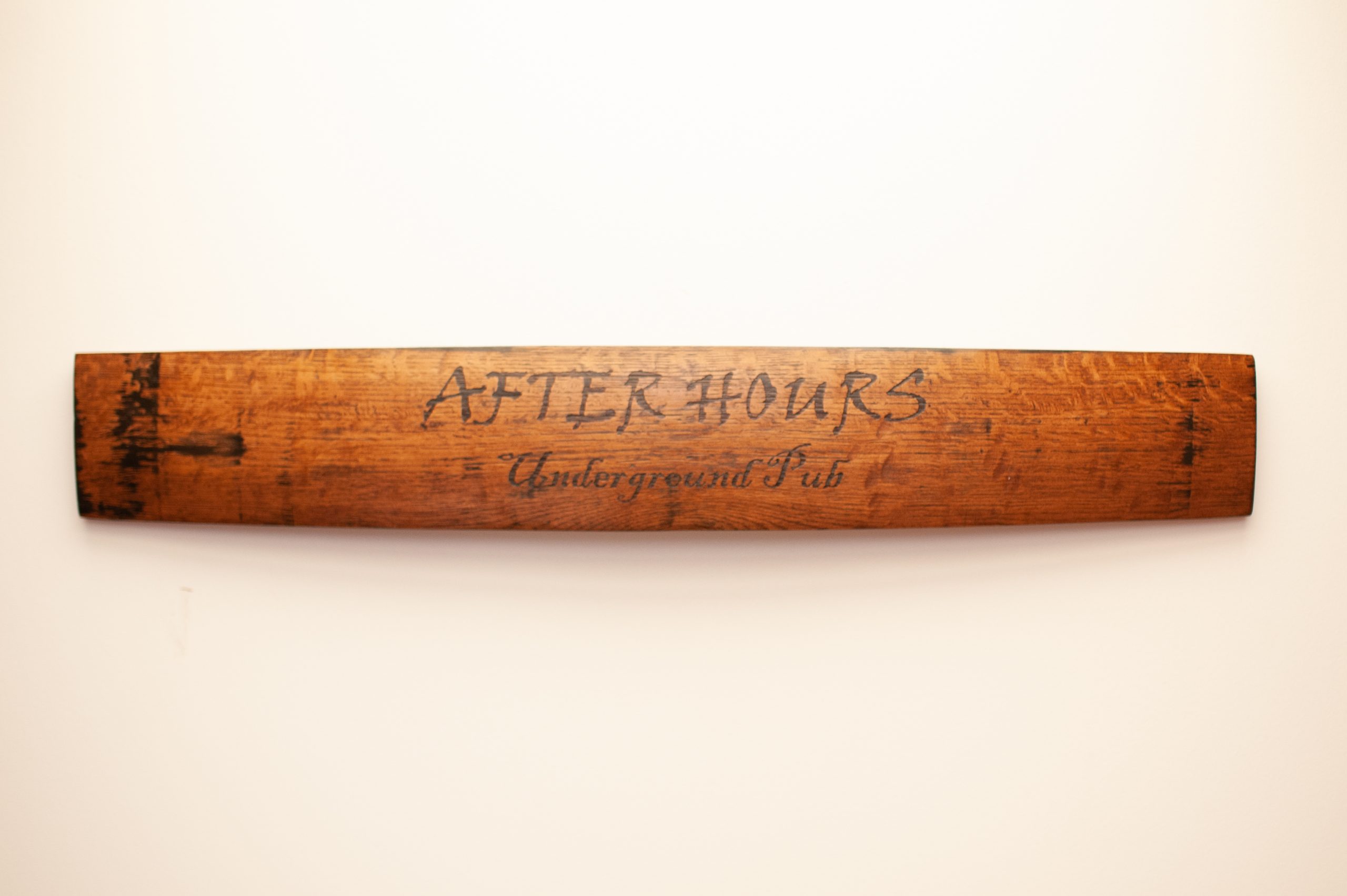 Custom Single Stave Sign