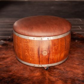 The Oak Barrel Ottoman